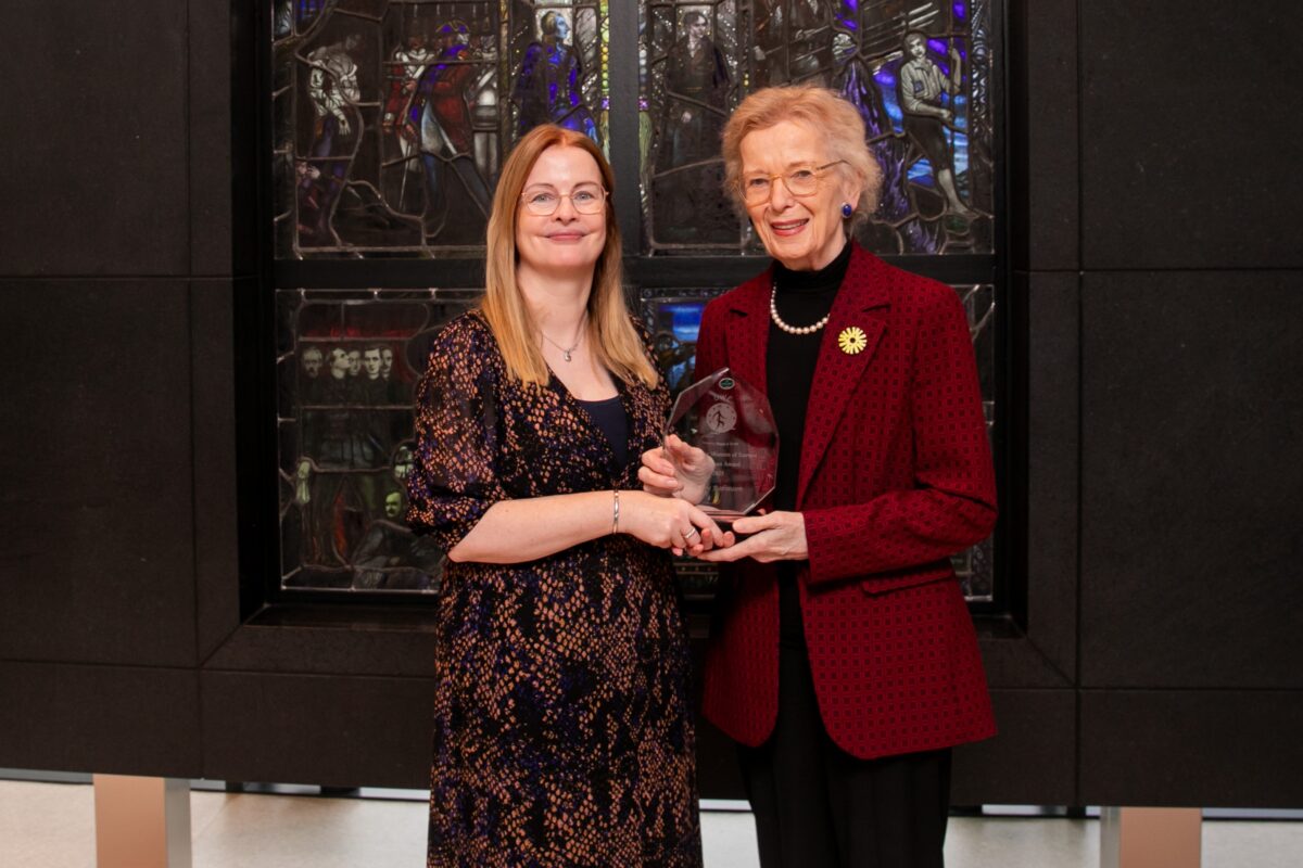 2025 UWE Award presentation to Mary Robinson